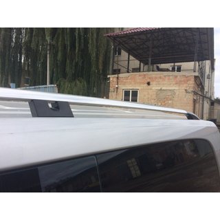 Kromirane strešne letve CAN, originalni dizajn (kovinske noge) Mercedes Viano 2004–2014 fotografija 2