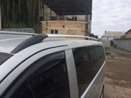 Mercedes Vito W639 2004–2014 Kromirane strešne letve CAN, originalni dizajn (kovinske noge) fotografija 4