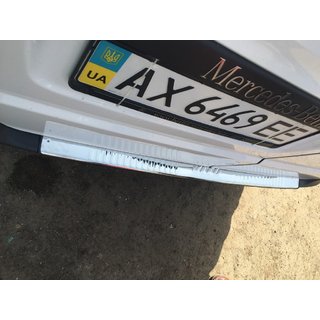Nerjaveča zaščitna letev zadnjega odbijača z zavihkom (Carmos V1) Mercedes Vito W639 2004–2014 fotografija 4