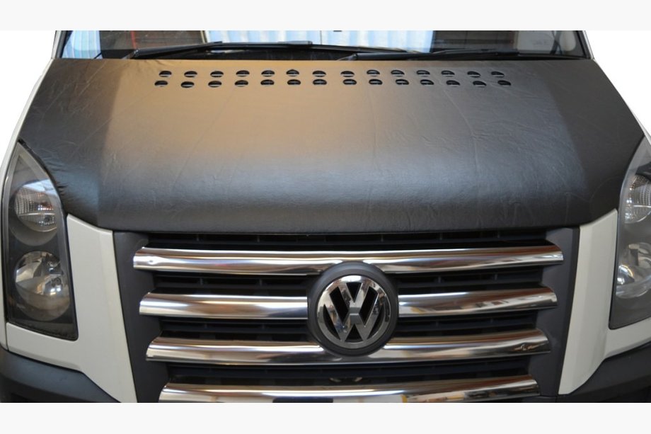 Volkswagen Crafter 2006–2016 Prevleka za pokrov motorja (umetno usnje) Fotografija 1