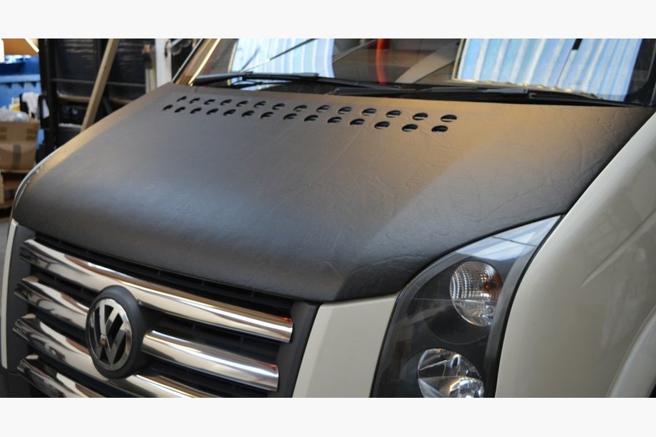 Volkswagen Crafter 2006–2016 Prevleka za pokrov motorja (umetno usnje) Fotografija 2