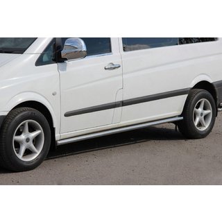 Stranske cevi BB001 (2 kosa, nerjavno jeklo) Mercedes Viano 2004–2014 fotografija 1