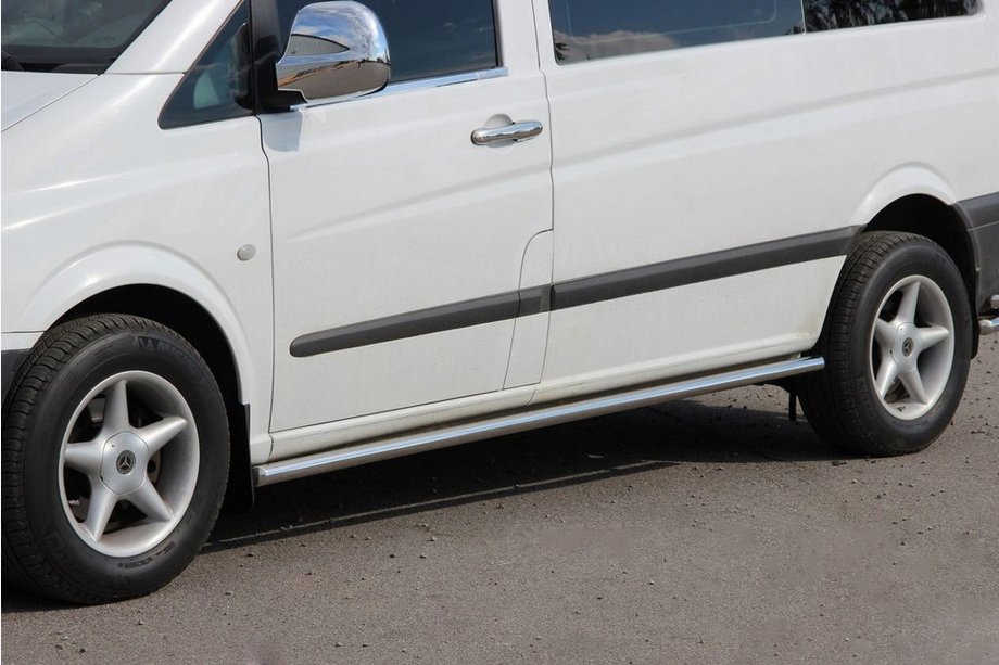 Mercedes Vito W639 2004–2014 Stranske cevi BB001 (2 kosa, nerjavno jeklo) Image