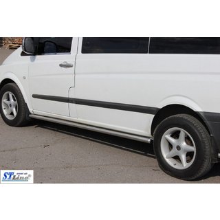 Stranske cevi BB001 (2 kosa, nerjavno jeklo) Mercedes Viano 2004–2014 fotografija 2