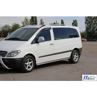 Stranske cevi BB001 (2 kosa, nerjavno jeklo) Mercedes Viano 2004–2014 fotografija 3