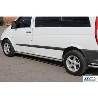 Stranske cevi BB001 (2 kosa, nerjavno jeklo) Mercedes Viano 2004–2014 fotografija 4