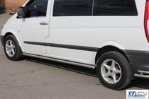 Mercedes Viano 2004–2014 Stranske cevi BB001 (2 kosa, nerjavno jeklo) d60, dolga medosna razdalja (L3) fotografija 4