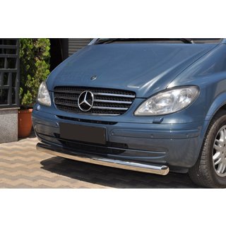 Sprednji zaščitni lok ST008 (nerjavno jeklo) Mercedes Vito W639 2004–2014 fotografija 1