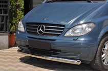 Mercedes Viano 2004–2014 Sprednji zaščitni lok ST008 (nerjavno jeklo) 2004-2011, 70 mm fotografija 1
