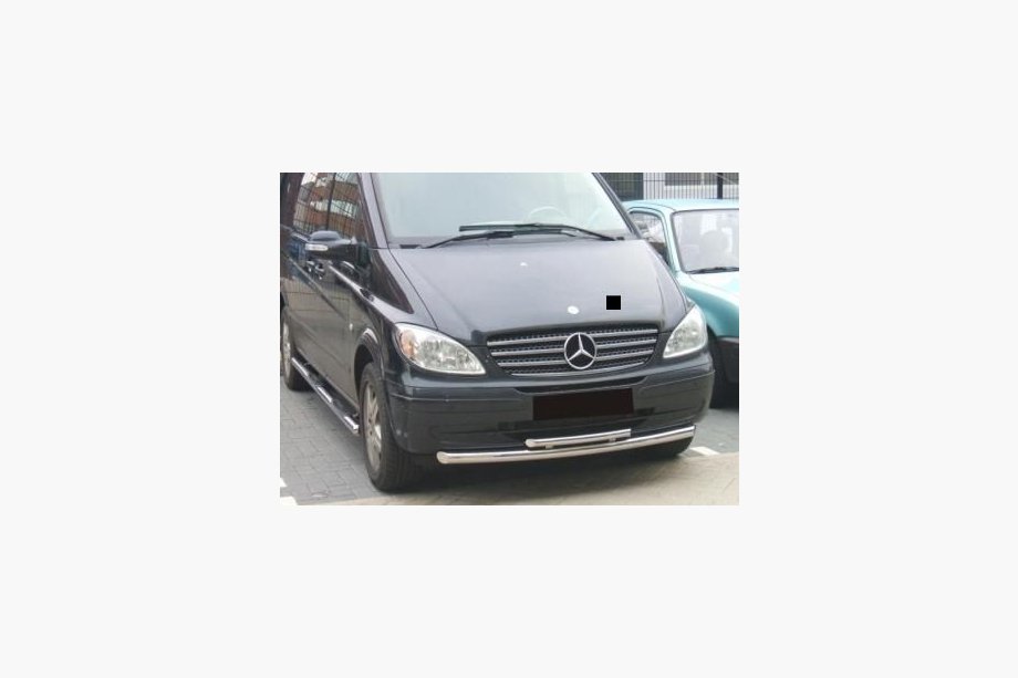 Mercedes Viano 2004–2014 Sprednji zaščitni lok ST014 (nerjavno jeklo) 60/60 mm Fotografija 6