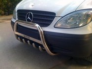 Mercedes Viano 2004–2014 Prednji zaščitni lok WT003/004 (nerjaveče jeklo) 60 mm, z napisom fotografija 1