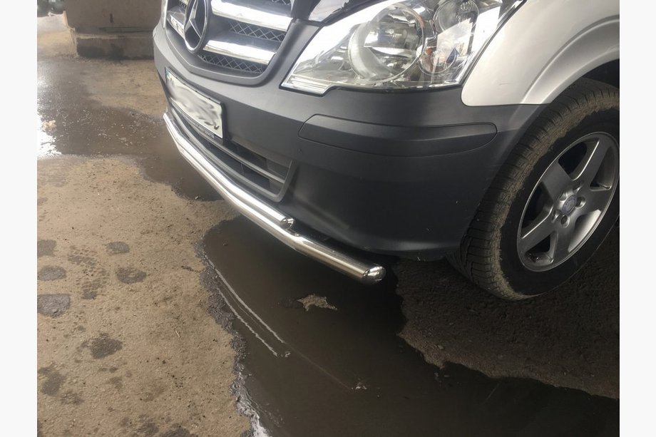 Mercedes Vito W639 2004–2014 Sprednji zaščitni lok ST014 (nerjavno jeklo) 2010-2015, Ø51→42 mm Fotografija 7