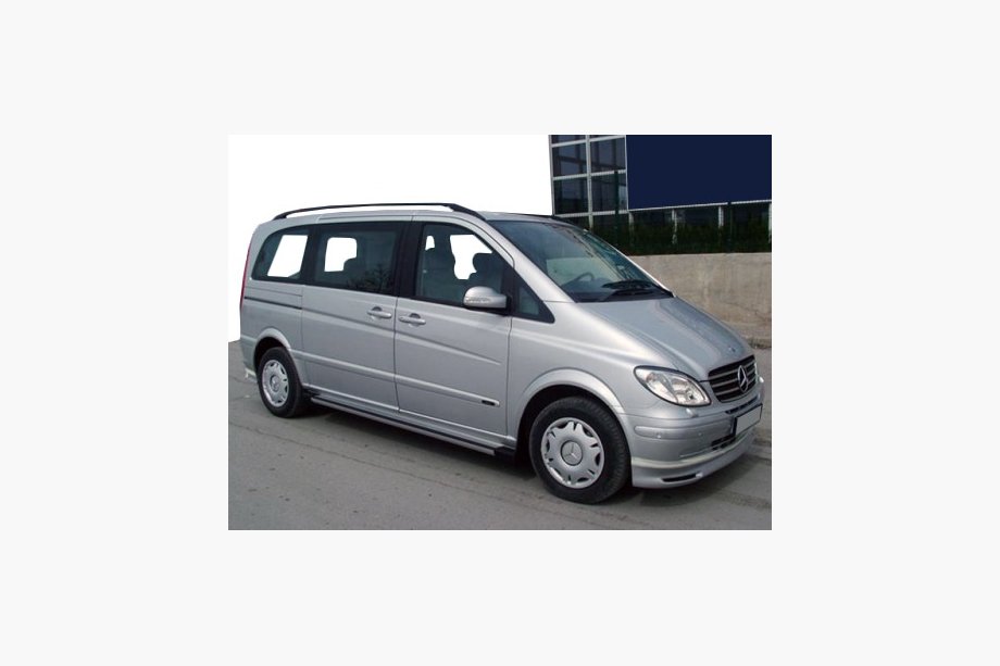Mercedes Viano 2004–2014 Lip spojler prednjega odbijača Brabos Style (za lakiranje) Image