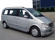Mercedes Viano 2004–2014 Lip spojler prednjega odbijača Brabos Style (za lakiranje) fotografija 1