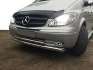 Mercedes Viano 2004–2014 Sprednji zaščitni lok ST014 (nerjavno jeklo) 60/42 mm fotografija 5