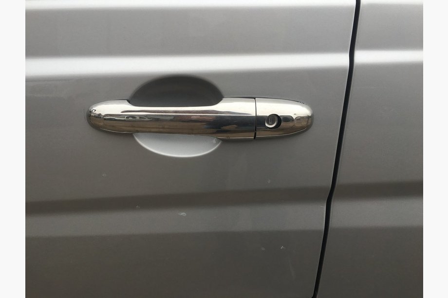Mercedes Vito W639 2004–2014 Pokrovi kljuk (nerjavno jeklo) 4 kosi, Carmos – turško jeklo Fotografija 3