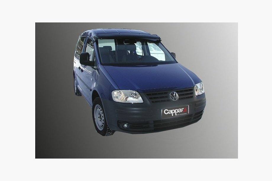 Volkswagen Caddy 2004–2010 Vizir na vetrobransko steklo (črn sijaj, 5 mm) Image