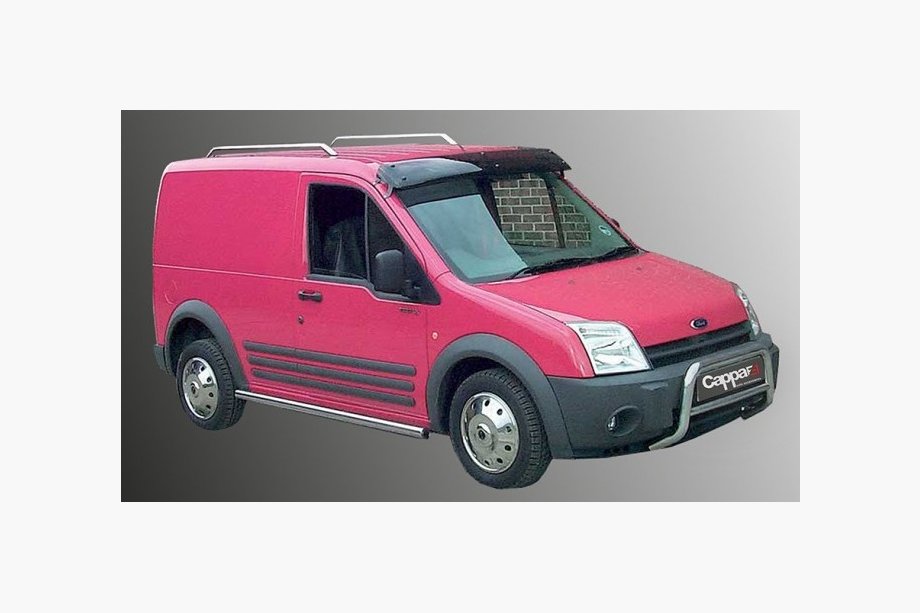 Ford Connect 2006–2009 Vizir na vetrobransko steklo (črn sijaj, 5 mm) Image