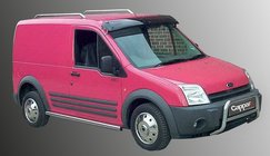 Ford Connect 2006–2009 Vizir na vetrobransko steklo (črn sijaj, 5 mm) fotografija 1