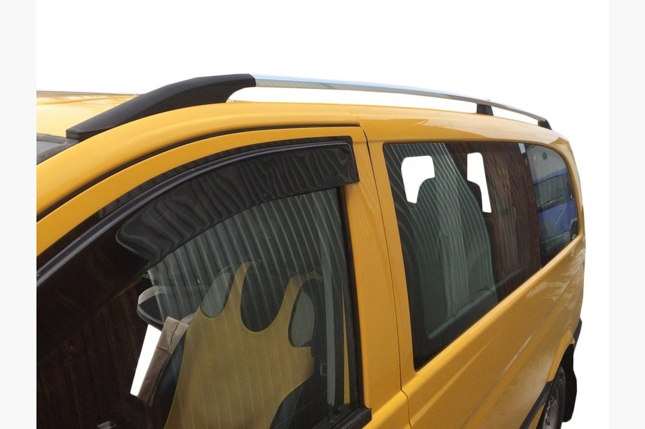 Mercedes Viano 2004–2014 Kromirane strešne vzdolžne letve DDU (plastične noge) Image
