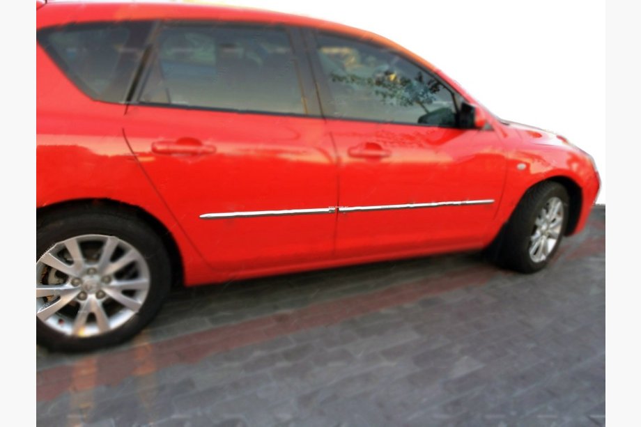 Mazda 3 2003–2009 Okrasna letev vrat (4 kosi, nerjaveče jeklo) Image