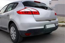 Renault Megane III 2009–2016 Zaščitna letev roba prtljažnika (HB, inox) fotografija 2