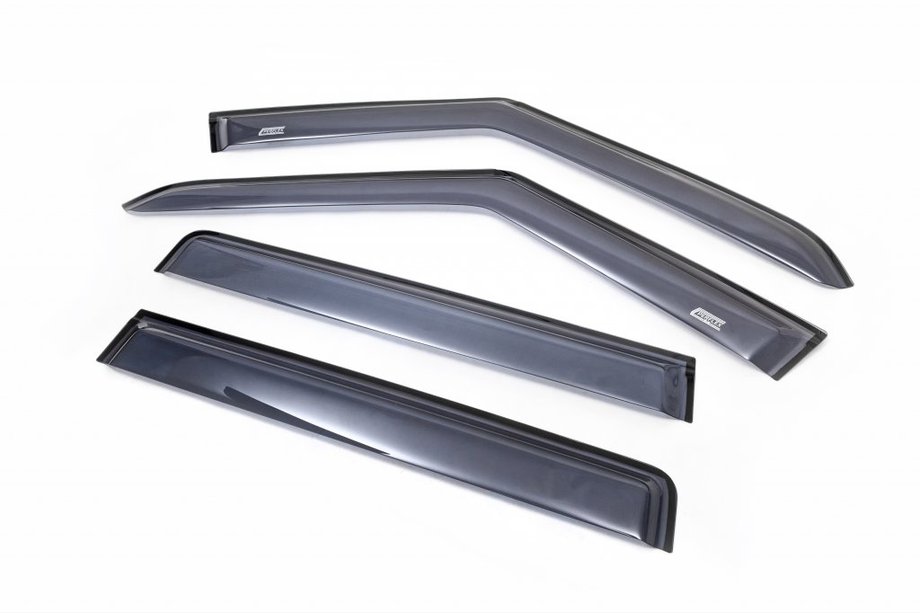 Land Rover Discovery III 2004–2009 Vetrni deflektorji za okna (4 kosi, Niken) Image