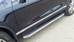 Volkswagen Touareg 2010–2018 Stranske stopnice kot original V1 (2 kos, aluminij) fotografija 1