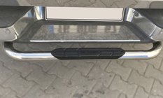 Mercedes X class 2017–2020 Zadnja zaščitna cev Omsa (nerjaveče jeklo) 76 mm fotografija 1