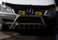 Mercedes Sprinter W901/902/903/904/905 1995–2006 Sprednji zaščitni lok WT002 (nerjaveče jeklo) fotografija 1