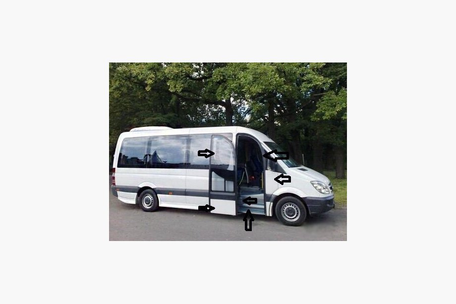 Mercedes Sprinter W906 2006–2018 Komplet vrat sovoznika Image