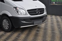 Mercedes Sprinter W906 2006–2018 Sprednja spodnja zaščitna cev ST008 (nerj.) 2006-2013, 70 mm fotografija 1
