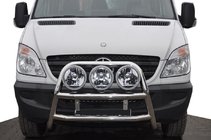Mercedes Sprinter W906 2006–2018 Visok sprednji zaščitni lok (bullbar) WT018 (nerj.) fotografija 3