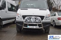 Mercedes Sprinter W906 2006–2018 Visok sprednji zaščitni lok (bullbar) WT018 (nerj.) fotografija 4