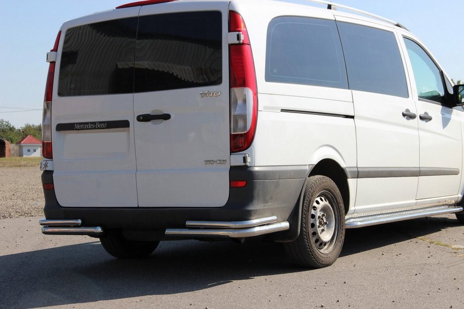 Mercedes Vito W639 2004–2014 Zadnji kotni elementi loka AK003-Double (2 kos, inox) Image
