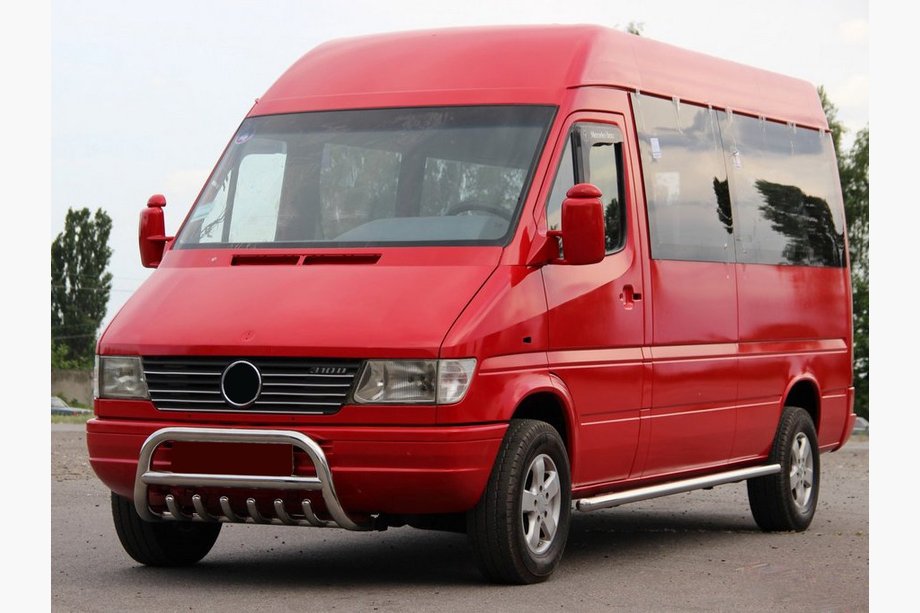 Mercedes Sprinter W901/902/903/904/905 1995–2006 Prednji zaščitni lok WT008 (nerjaveče jeklo) Image