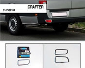 Volkswagen Crafter 2006–2016 Pokrovi reflektorjev (2 kosa, nerjaveče jeklo) fotografija 4