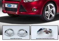 Ford Focus III 2011–2017 Kromirani pokrovi meglenk (2 kosa, plastika) fotografija 1
