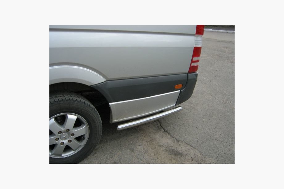Mercedes Sprinter W906 2006–2018 Bočne cevi za zadnjim kolesom (2 kosa, nerjaveče jeklo) Dolga medosna razdalja, 60 mm Fotografija 5