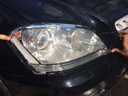 Mercedes ML W164 2005–2011 Kromirani okrasni pokrovi za žaromete (2 kos, plastika) fotografija 1