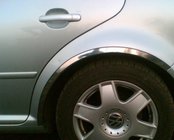 Renault Sandero 2013–2022 Nerjaveče obrobe blatnikov (4 kosi) 2016+ fotografija 1