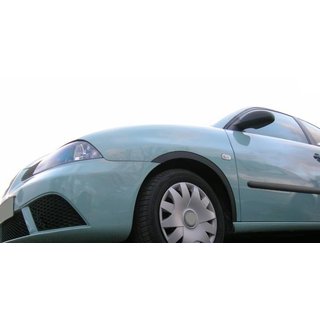 Obrobe kolotekov (4 kosi, črne) Seat Ibiza 2002–2009 fotografija 1
