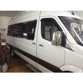 Komplet okenskih obrob (nerjavno jeklo) Volkswagen Crafter 2006–2016 fotografija 2
