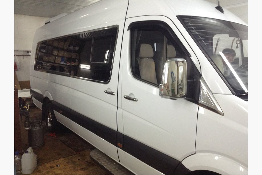 Mercedes Sprinter W906 2006–2018 Pokrovi ogledal (2 kosa) Omsa, italijansko nerjavno jeklo Fotografija 14