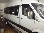 Volkswagen Crafter 2006–2016 Komplet okenskih obrob (nerjavno jeklo) fotografija 2