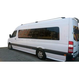 Športni stranski pragovi (za lakiranje) Mercedes Sprinter W906 2006–2018 fotografija 1