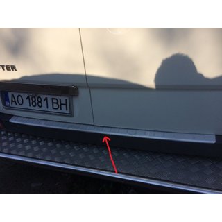 Zaščitna letev zadnjega odbijača MAT (Omsa, nerjavno jeklo) fotografija 2