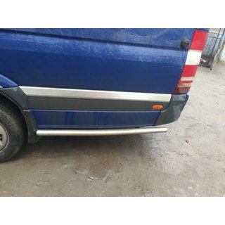Bočne cevi za zadnjim kolesom (2 kosa, nerjaveče jeklo) fotografija 2