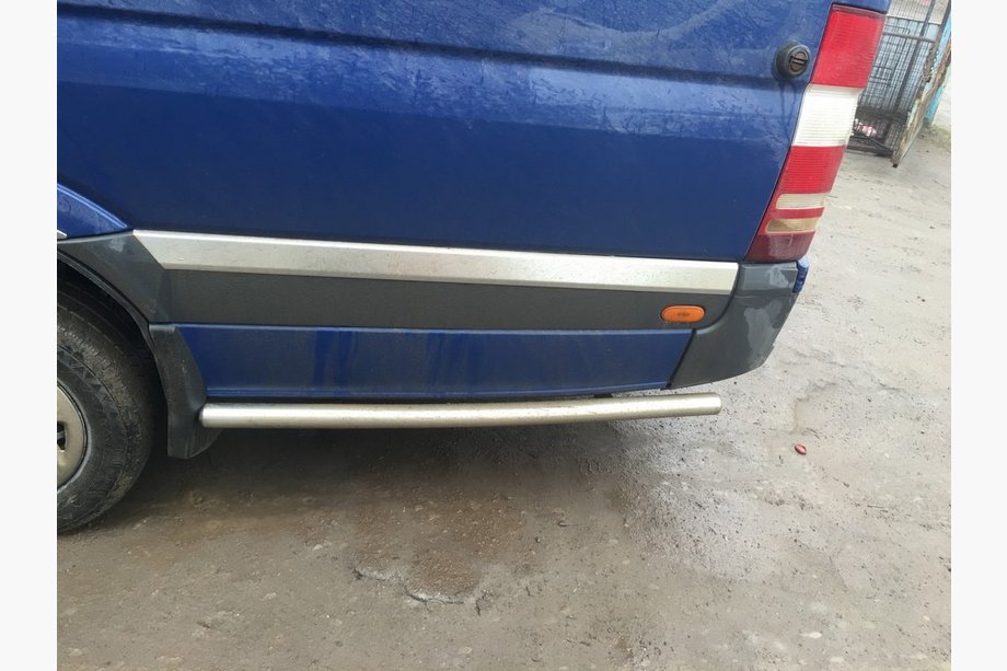 Mercedes Sprinter W906 2006–2018 Bočne cevi za zadnjim kolesom (2 kosa, nerjaveče jeklo) Dolga medosna razdalja, 60 mm Fotografija 6