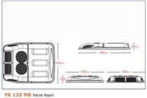 Volkswagen T5 Multivan 2003–2010 Strešna klimatska naprava 13,5 kW (monoblok) fotografija 3